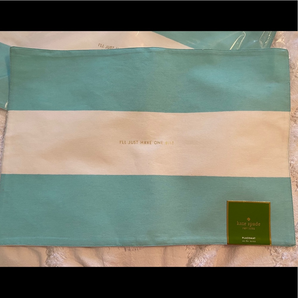 Kate Spade Placemats (4) NWT